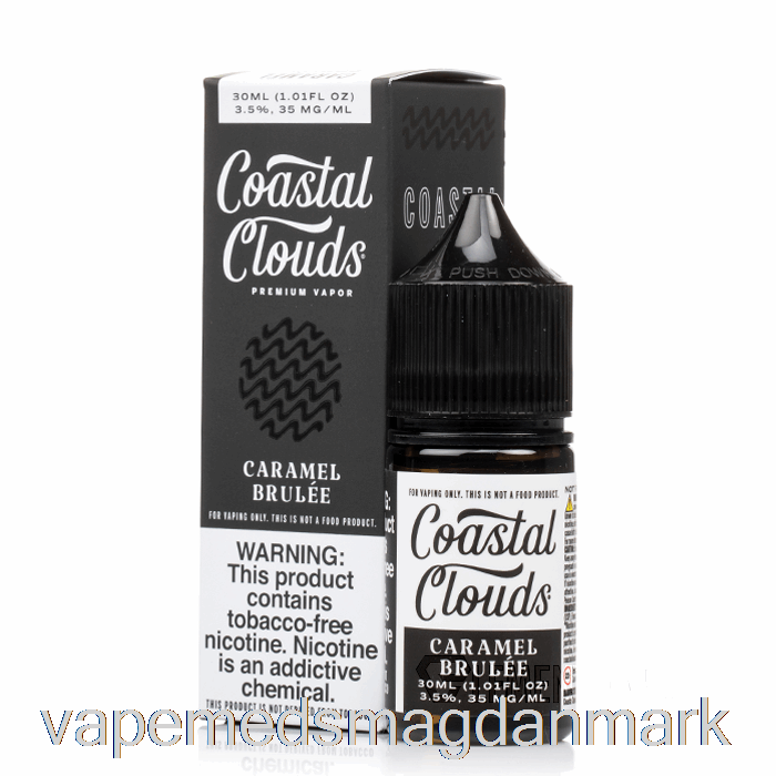 Vape Uden Nikotin Karamel Brulee Salt - Coastal Clouds Co. - 30ml 50mg